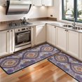 thumbnail image 3 of Kitchen Rugs Sets Of 2,Multicolor Ethnic Geometric Pattern (4) Anti Fatigue Kitchen Mat Rugs Non Slip Washable,Decorative Kitchen Floor Mats for Kitchen,Sink,Laundry,17"x47"+17"x47", 3 of 5