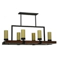 thumbnail image 4 of Meyda Tiffany 122288 38" L Grand Terrace Island / Billiard Fixture - Wrought Iron, 4 of 4