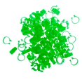 thumbnail image 1 of 100 anillos para y aves, bandas con Clip, sin números, 0,6 cm de diámetro interior. Verde 1.6cm de diámetro interior. Cola Aves Pigeon Ring Clips, 1 of 6