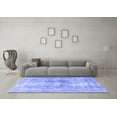 thumbnail image 3 of Ahgly Company Machine Washable Indoor Rectangle Persian Blue Traditional Area Rugs, 2' x 3', 3 of 4