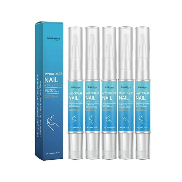 1-5pcs Nail Care Pen, Pro Anti Fungal Nail Treatment Repair Finger Toe Care Nail Fungus Liquid Pen 4ml