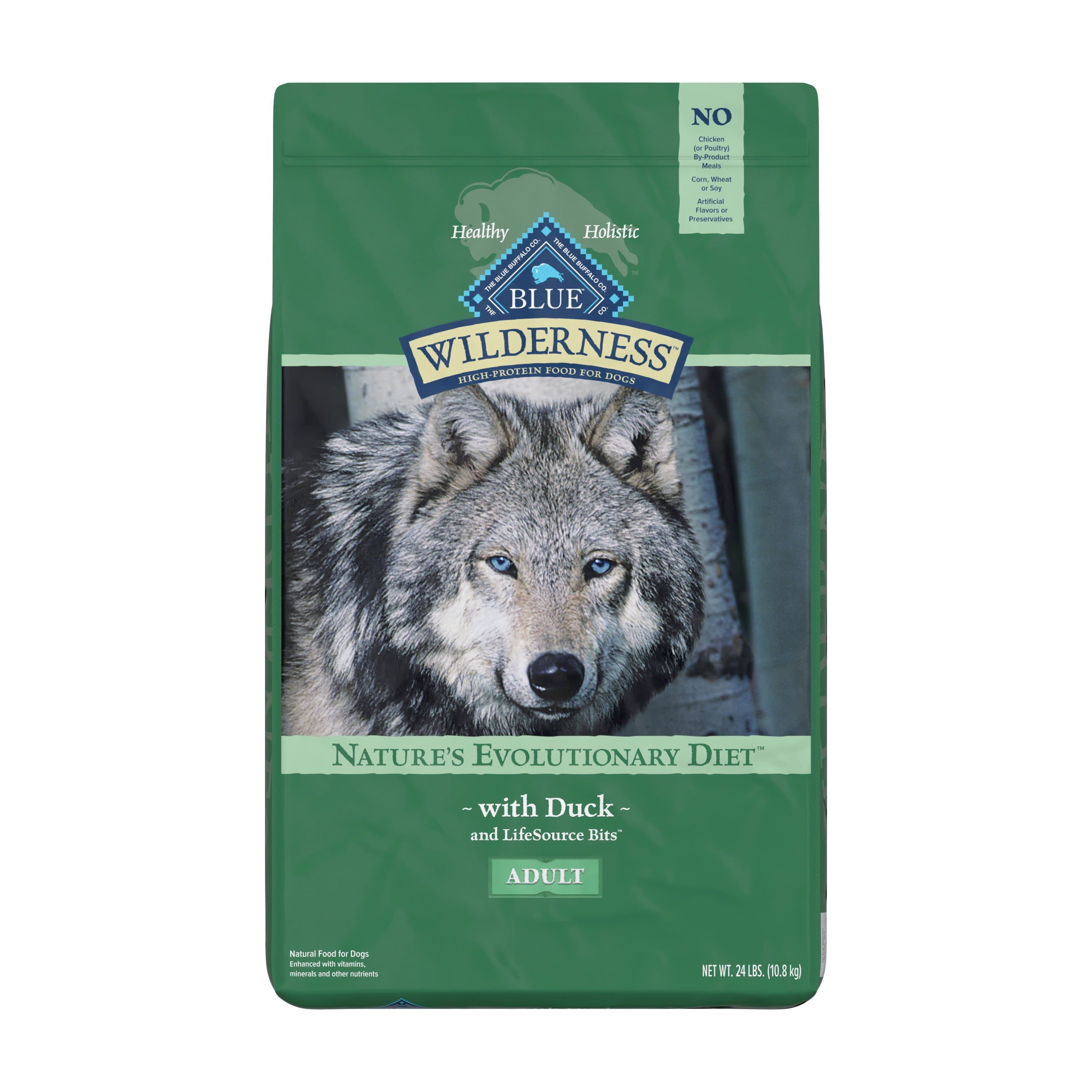 Blue Buffalo Wilderness High Protein Duck Dry Dog Food for Adult Dogs