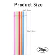 thumbnail image 5 of ACDANC 25Pcs Plastic Reusable Straws for Tumblers,Fits Large Cups Reusable Straws Plastic, 5 of 8