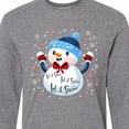 thumbnail image 4 of Inktastic Holiday Snowman Long Sleeve T-Shirt, 4 of 5