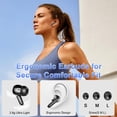 thumbnail image 4 of WeurGhy Earbuds Wireless Bluetooth Noise Cancelling for iPhone Android Sports Workout, 56H Playtime Waterproof LED Display in Ear Headphones, Black, 4 of 10
