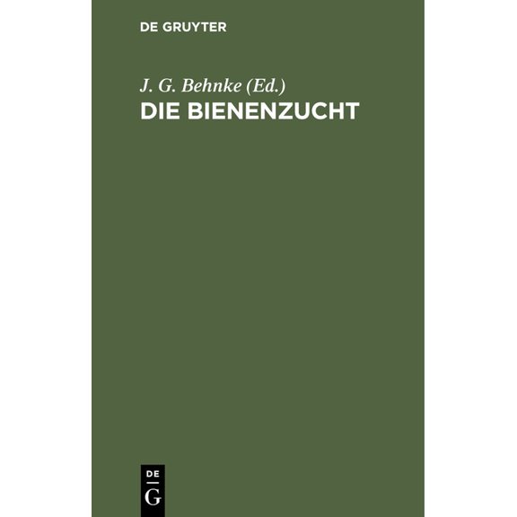 Die Bienenzucht, (Hardcover)