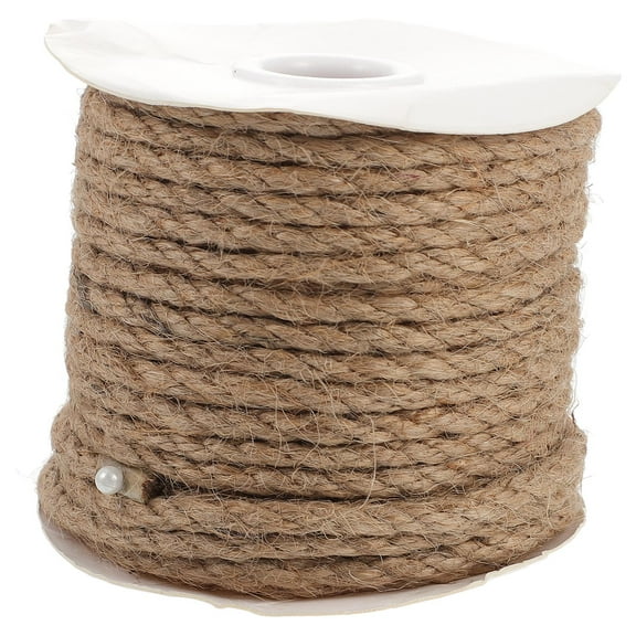 BERTDOMD Decorative Hemp Rope 1 Roll Natural Jute Twine for Wedding Bouquet Decor and Craft Projects
