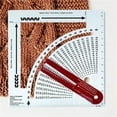thumbnail image 4 of Trendy Tool Kit for Home, Knitting Gauge Converter Tool Knitting Counter Calculator Density Ruler for Knitting Works Crafts, 4 of 9