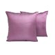 thumbnail image 1 of Fundas de almohada lisas HomeCentric, color lila, paquete de 2, 40 x 40 cm (16 x 16 pulgadas), cojines decorativos de seda artística, lisos y lisos para sofá, diseño moderno con estampado liso - Lujo, 1 of 5