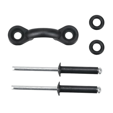 Replacement Rivets - Dilwe Durable Kayak Replacement Kit Set with Nylon Pad Eyes & Tri-Fold Rivets & Screw Nuts,Pad Eyes Rivets, Tri Fold Rivets