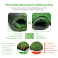 thumbnail image 3 of SOFHLILI Lawn 2ft x 2ft-0.78in Realistic Artificial Grass Turf,Pet Friendly Fake Grass Lawn Indoor Outdoor Use,Premium Synthetic Grass with Drainage Holes,UV Protected, 3 of 8