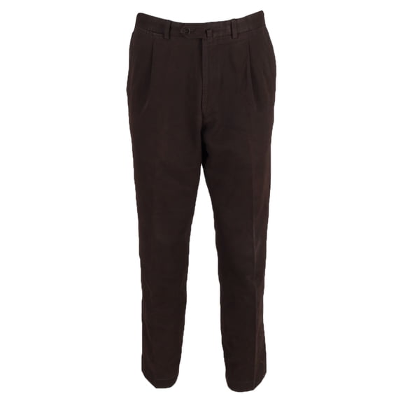 Pre-Owned Ermenegildo Zenga Trousers in Brown Cotton