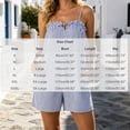 thumbnail image 3 of Sentmoon Jump Suits for Womens Dressy Sleeveless Womens Romper Striped Print Tie Regular Fit Spaghetti Strap Summer Vacation Outfits for Women for Work and Office S-3XL, 3 of 8