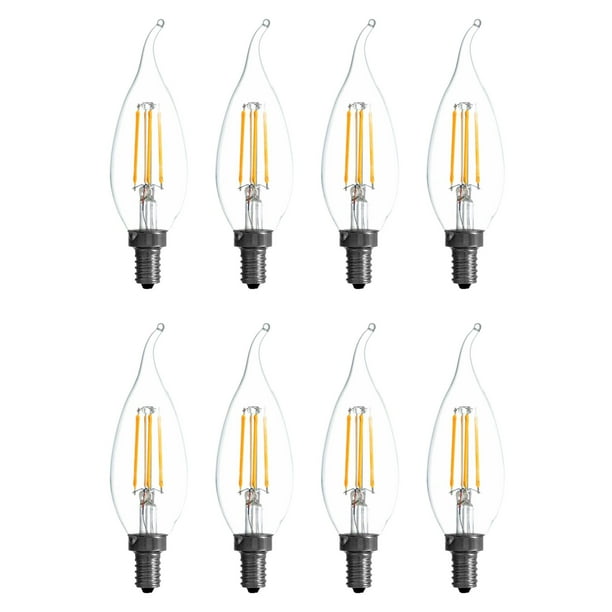 Sylvania Filament LED 60W Candelabra Base Dimmable Daylight Light Bulb