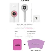 Twice Lightstick Ver3, Official Lightstick/Candybong Infinity Ver 3 ,Kpop Lightstick with 10 Photocards