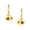 Yellow, variant on Pig Dangle Earrings Round Shape Black Spinel 925 Sterling Silver Cute Animal Earrings