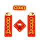 thumbnail image 5 of Adorno colgante de pareado para casa de pájaros, decoración de Año Nuevo, tradicional, bricolaje, pequeño Estilo D, 5 of 9