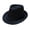 Black, variant on RUINIXCW Fedora Hats for Men Trilby Hats With Band Short Brim Panama Gatsby Sun Hats Summer Homburg Hat Jazz Derby Cap 1920s Party Accessories Lightweight Breathable