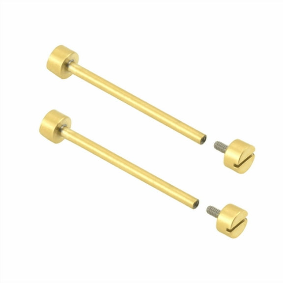 2-28MM REPLACEMENT TUBE & SCREW PIN FOR INVICTA WATCH STRAP BAND LUG YELLOW GOLD