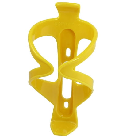 - Yellow Plastic Drink Can Water Bottle Holder Bracket Rack for Bike Bicycle