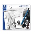 thumbnail image 1 of Alvin 100G24S Lumograph Drawing Pencil Metal Tin, Black, 1 of 1