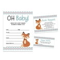 thumbnail image 1 of Inkdotpot Set Of 30 Jungle Animals Baby Shower Invitations-Diaper Raffle Tickets And Baby Shower Book Request Cards Invites Its A Boy Its A Girl, 1 of 1