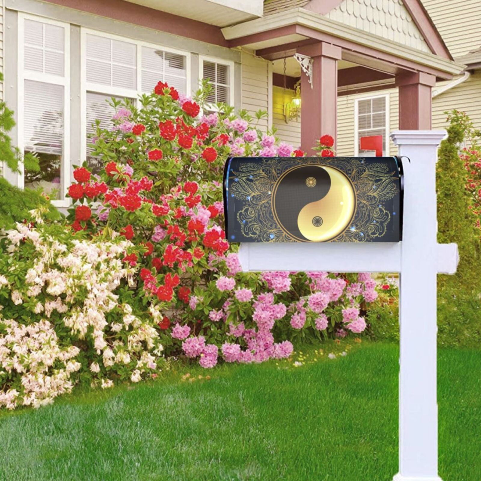 Kdxio Magnetic Mailbox Cover 21x18 in Mailbox Cover Outdoor Decoration Holiday Mailbox Covers for Home Garden Yard-21x18 in