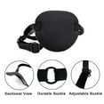 Eye Patches 2 Pack Adjustable Amblyopia Lazy Eye Patches, Black