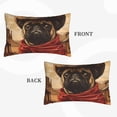thumbnail image 2 of Lsque Western French Bulldog Cowboy Pattern Pillow Case – Soft & Cozy Throw Pillow Cover, Hypoallergenic Cushion Case for Sleeping Women with Envelope Closure-14"x20", 2 of 6