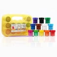 thumbnail image 3 of Juego de pinturas para dedos de 12 colores 15 ml cada botella pinturas lavables, 3 of 8