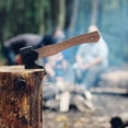 thumbnail image 3 of Mango de repuesto para hacha americana de 27 cm, de madera, para campamento, color marrón, 3 of 7