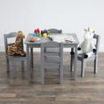 thumbnail image 4 of Humble Crew Camden Toddler Wood Table and 4 Chairs Set, Grey, 4 of 6