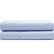 Luxury 100% Egyptian Cotton 800 Thread Count Set of 2 Standard Pillowcases - Ballad Blue