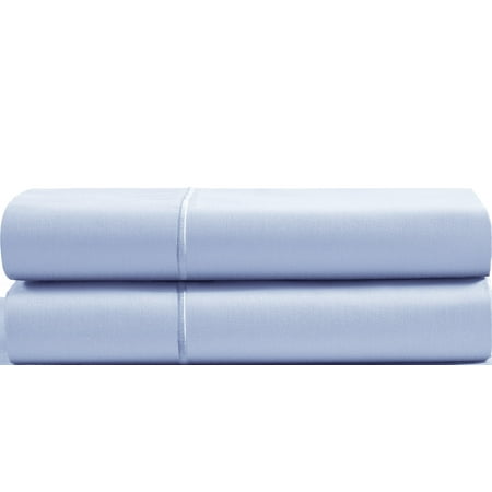 Luxury 100% Egyptian Cotton 800 Thread Count Set of 2 Standard Pillowcases - Ballad Blue