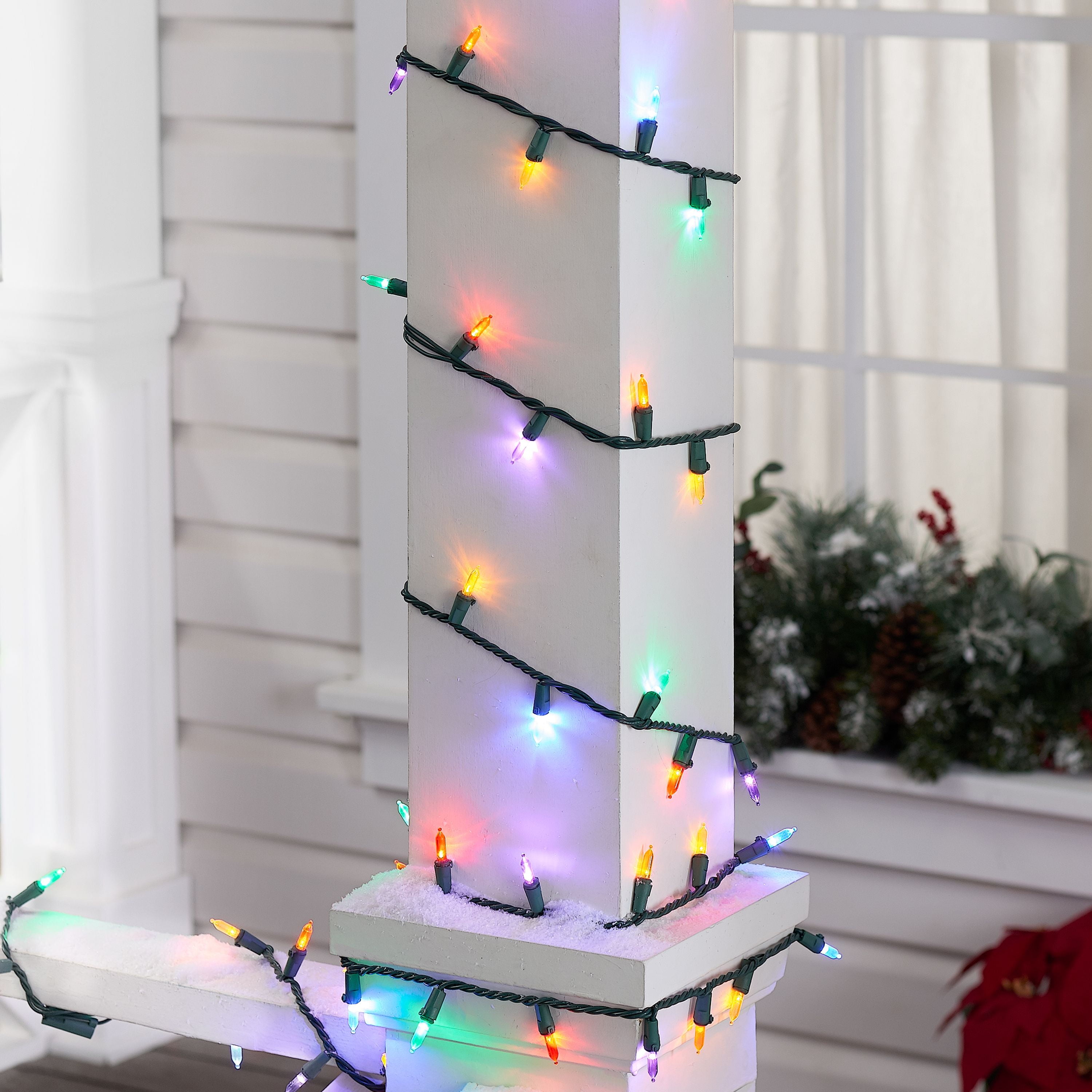 120 LED Mini String Lights Set Multi-colored Christmas Tree bulk lot in/Outdoor 