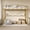 gold, variant on TEQIN Heavy Duty Metal Loft Bed,Loft Bed Frame With Arched Guardrail And Safety Ladder, Space-Saving, No Box Spring Needed, Noise Free Metal Bed Frame