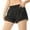 Black, variant on Hvot&aat Women's Mesh Sports Shorts Drying Lightweight Gym Running Yoga Pants Loose Comfort Wide Leg Sweat Shorts