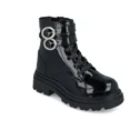 thumbnail image 2 of Botas Niña Botínes Charol Zapatos Negro, 2 of 5