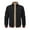 Black, variant on Reversible Hooded Jacket for Men Long Sleeve Stand Collar Zip Up Cardigan Coat with Pockets Black XL