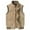 Gold, variant on Lovskoo Men's Summer Casual Outdoor Work Fishing Travel Photo Cargo Vest Jacket Multi Pockets Stand Collar Sports Jacket Coat Gold 12