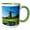 Green/White, variant on 3drose, Netherlands, North Holland, Zaanse Schans, Windmills - Eu20 Mgl0073 - Miva Stock, 11oz Magic Transforming Mug