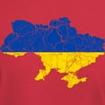 thumbnail image 3 of CafePress - Ukraine Flag And Map Dark T Shirt - Men's Classic Graphic Cotton T-Shirt, 3 of 4
