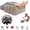 Gray, variant on Yunnyp Leg Elevation Pillow, Inflatable Portable Wedge Pillow, Improve Blood Circulation and Reduce Swelling, Use During Recovery from Surgery and Injury, Rest with Elevated Feet, Pregnant Women
