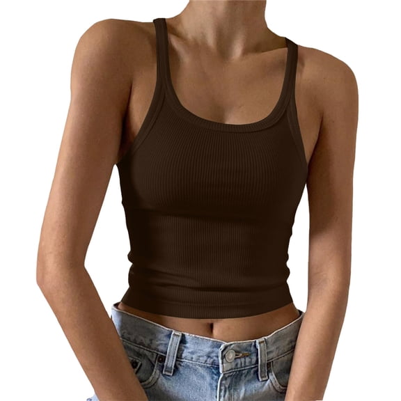 Women's Camisole Tank Tops Graphic Vest Funny Beach Classic Fit Shirt Clothes Outfits 2025