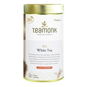 Teamonk Sei High Mountain White Tea Loose Leaf Box - 125 gm Bag (Makes 62 Cup of Perfect White Tea). White Tea Pack Rich in Antioxidants, Promotes Glowing Skin and acts as Immunity Booster