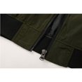 thumbnail image 5 of MADHERO Men's Lightweight Bomber Jacket Classic Zip Up Baseball Flight Jacket Casual Windbreaker Outerwear with Arm Pocket, 5 of 6