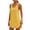 Gold, variant on Summer Sundress for Women Sleeveless Mini Beach Dresses Tank Dress Short Casual Racerback Tank Tops White M