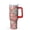 Red, variant on Tumbler with Handle and Straw for Women, 40 oz Stainless Steel Insulated Tumbler with Lid and Straw 100% Leakproof for Car Cup Holders - Hexagon Mandala Tile Mug for Commuters and Travelers