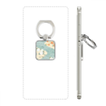 thumbnail image 1 of flowers  waves pattern japan square cell ph  stand holder bracket universal support, 1 of 3