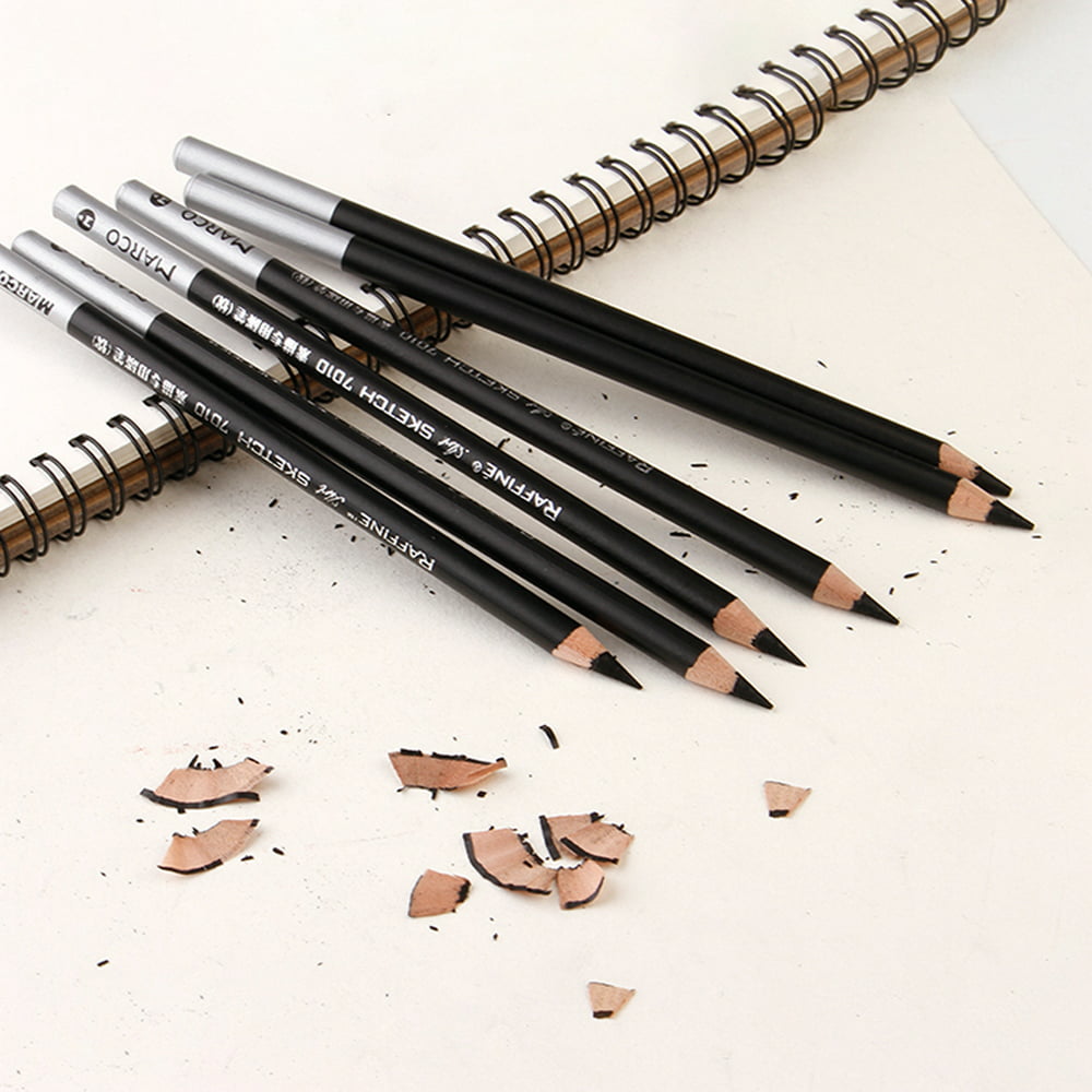 WALFRONT 12pcs/Lot Charcoal Pencil Set Professional Art Drawing
